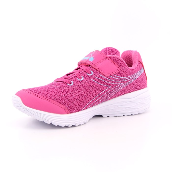 Scarpa Strappi + Elastico Diadora Bambina Rosa  Scarpe 323 - 101.175606