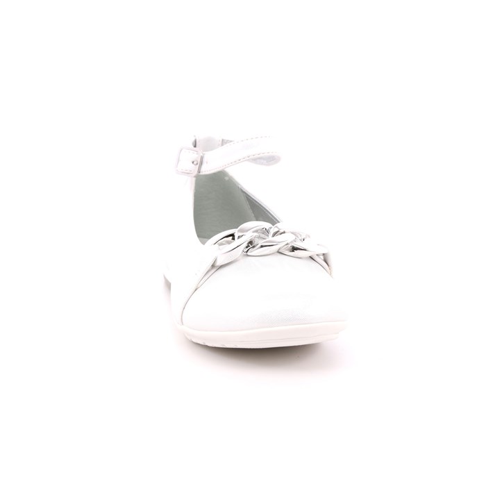 Ballerina Cerimonia Asso Bambina Bianco  Scarpe 447 - AG13101C