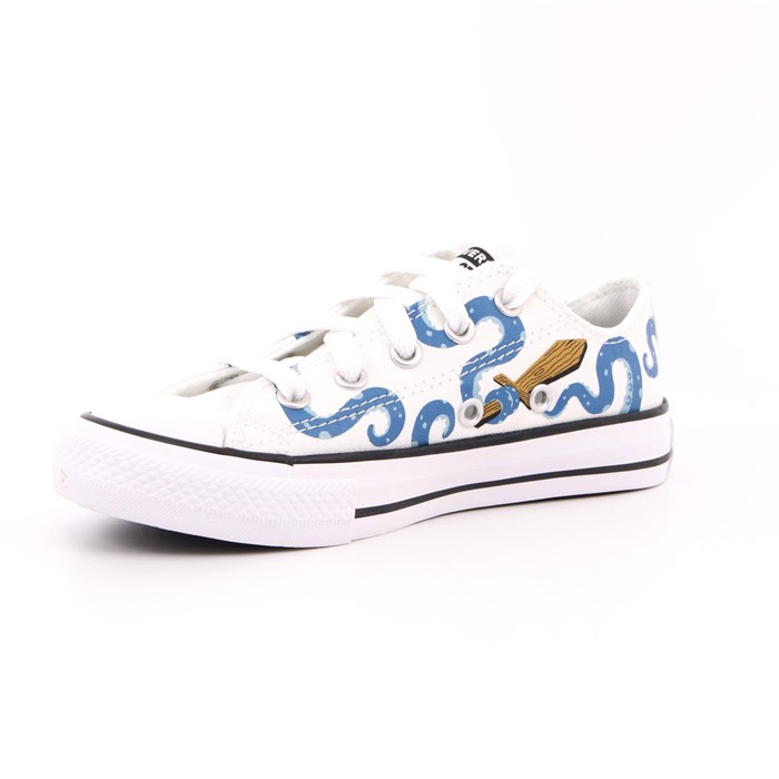 Scarpa Allacciata Converse Bambino Bianco  Scarpe 423 - 372730C