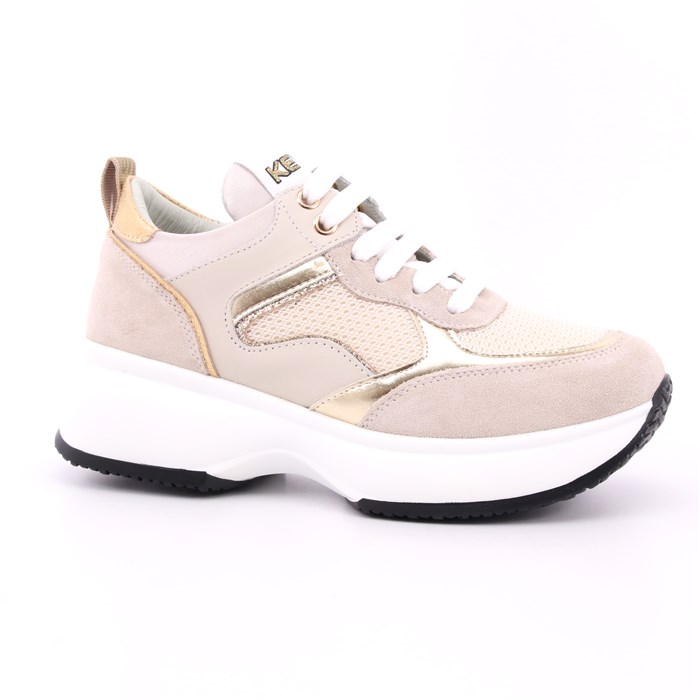 Scarpa Allacciata Keys Donna Beige  Scarpe 84 - K-6100A