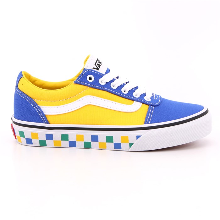 Scarpa Allacciata Vans Bambino Azzurro  Scarpe 91 - VN0A5KR6APR1