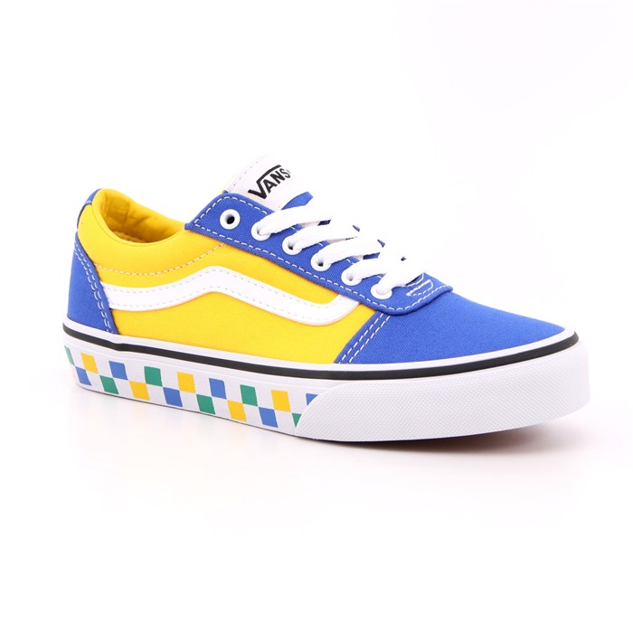 Scarpa Allacciata Vans Bambino Azzurro  Scarpe 91 - VN0A5KR6APR1