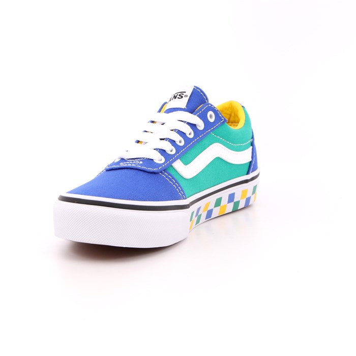 Scarpa Allacciata Vans Bambino Azzurro  Scarpe 91 - VN0A5KR6APR1