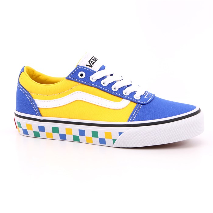 Scarpa Allacciata Vans Bambino Azzurro  Scarpe 91 - VN0A5KR6APR1