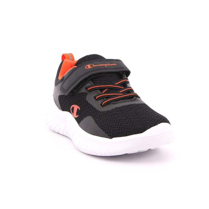 Scarpa Strappi + Elastico Champion Bambino Nero  Scarpe 792 - S32210