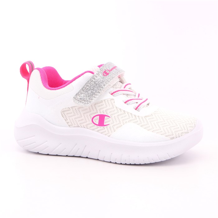 Scarpa Strappi + Elastico Champion Bambina Bianco  Scarpe 796 - S32221