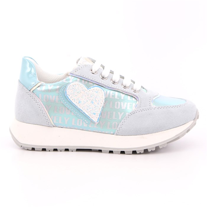 Scarpa Allacciata Asso Bambina Celeste Scarpa Allacciata Asso Bambina Celeste Scarpe 459 - AG13160B