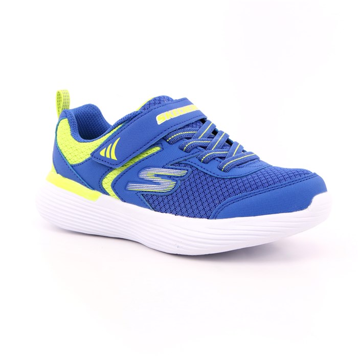 Scarpa Strappi + Elastico Skechers Bambino Azzurro  Scarpe 194 - 405102L