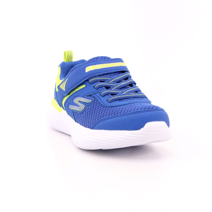 Scarpa Strappi + Elastico Skechers Bambino Azzurro  Scarpe 194 - 405102L