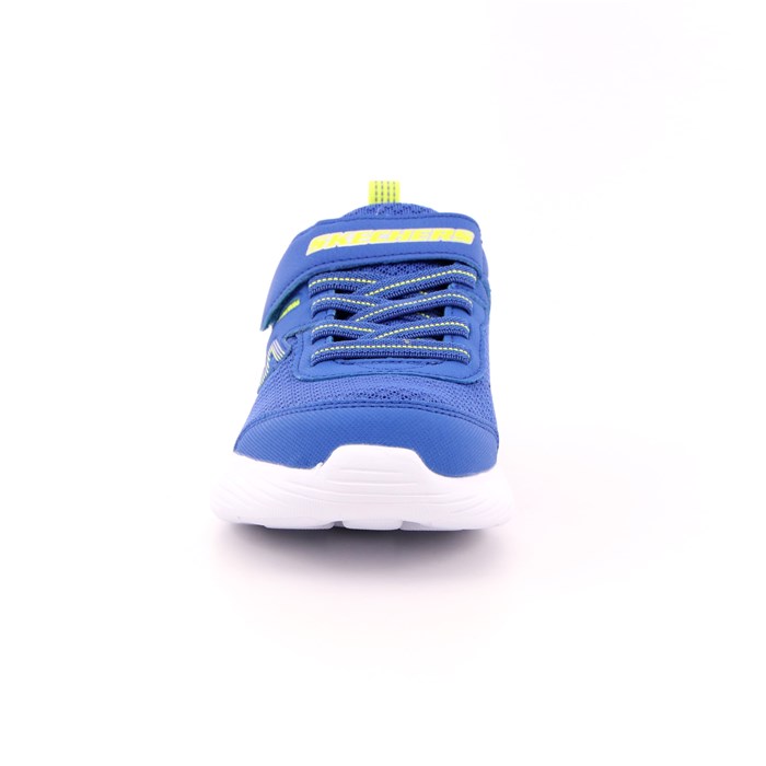 Scarpa Strappi + Elastico Skechers Bambino Azzurro  Scarpe 194 - 405102L