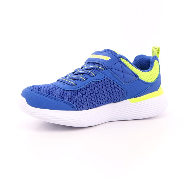 Scarpa Strappi + Elastico Skechers Bambino Azzurro  Scarpe 194 - 405102L