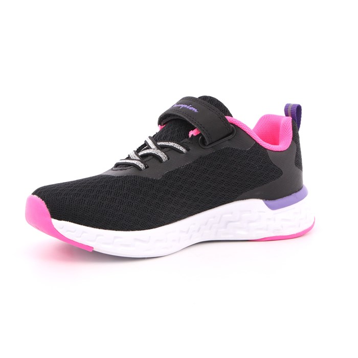Scarpa Allacciata Champion Bambina Nero  Scarpe 800 - S32125