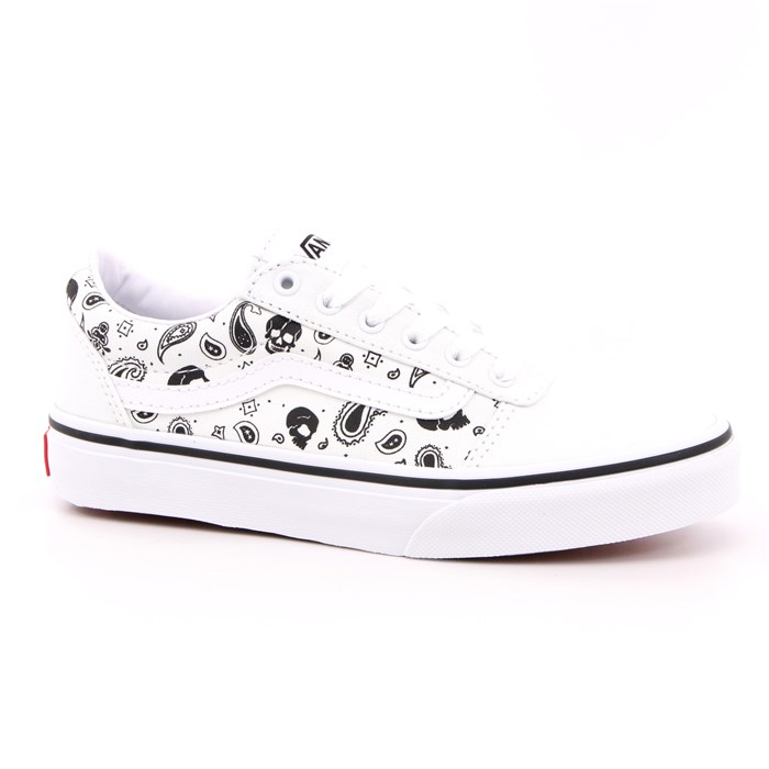 Scarpa Allacciata Vans Bambino Bianco  Scarpe 95 - VN0A5KR6APS1