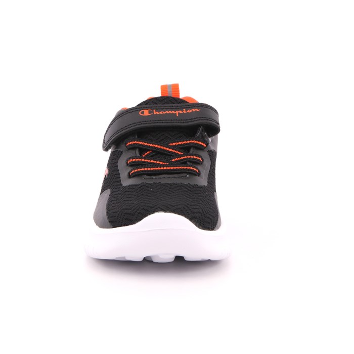 Scarpa Strappi + Elastico Champion Bambino Nero  Scarpe 807 - S32209