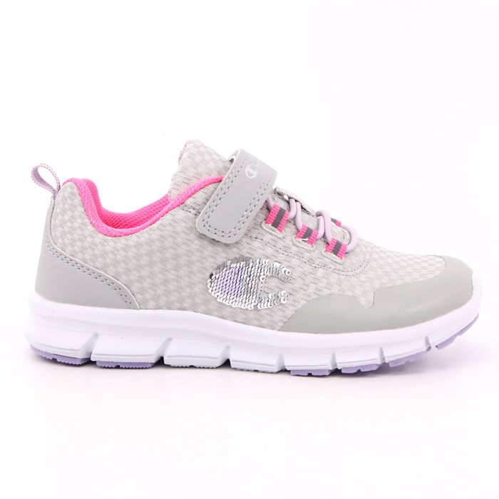 Scarpa Strappi + Elastico Champion Bambina Grigio Scarpa Strappi + Elastico Champion Bambina Grigio Scarpe 813 - S32201