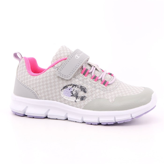 Scarpa Strappi + Elastico Champion Bambina Grigio  Scarpe 813 - S32201