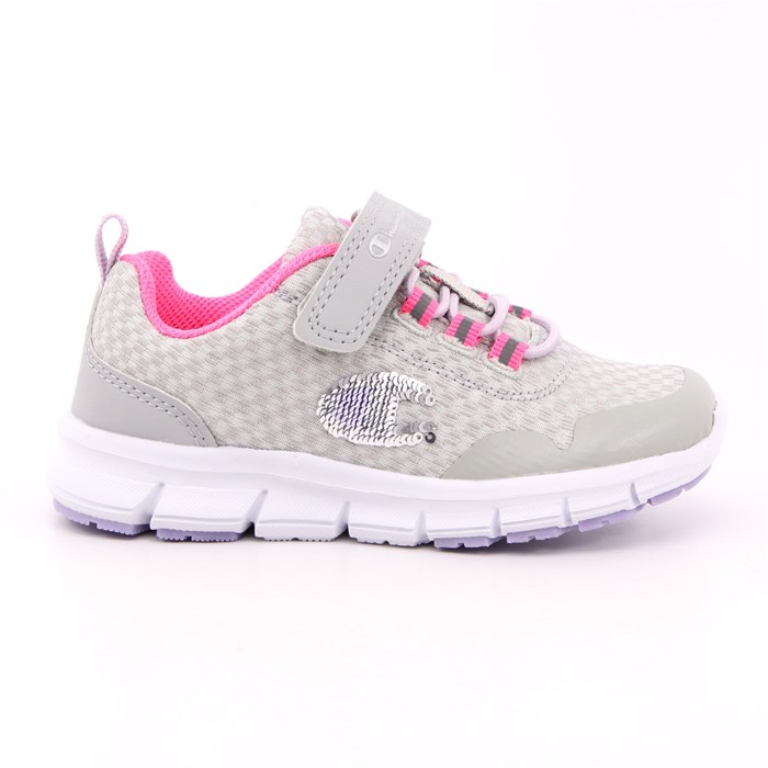 Scarpa Strappi + Elastico Champion Bambina Grigio Scarpa Strappi + Elastico Champion Bambina Grigio Scarpe 814 - S32225