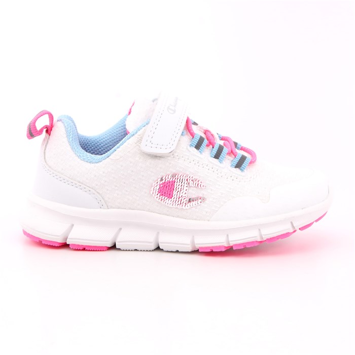 Scarpa Strappi + Elastico Champion Bambina Bianco Scarpa Strappi + Elastico Champion Bambina Bianco Scarpe 815 - S32225
