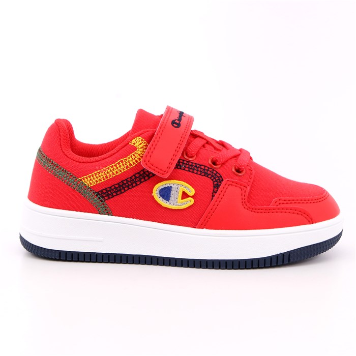 Scarpa Strappi + Elastico Champion Bambino Rosso  Scarpe 817 - S32295