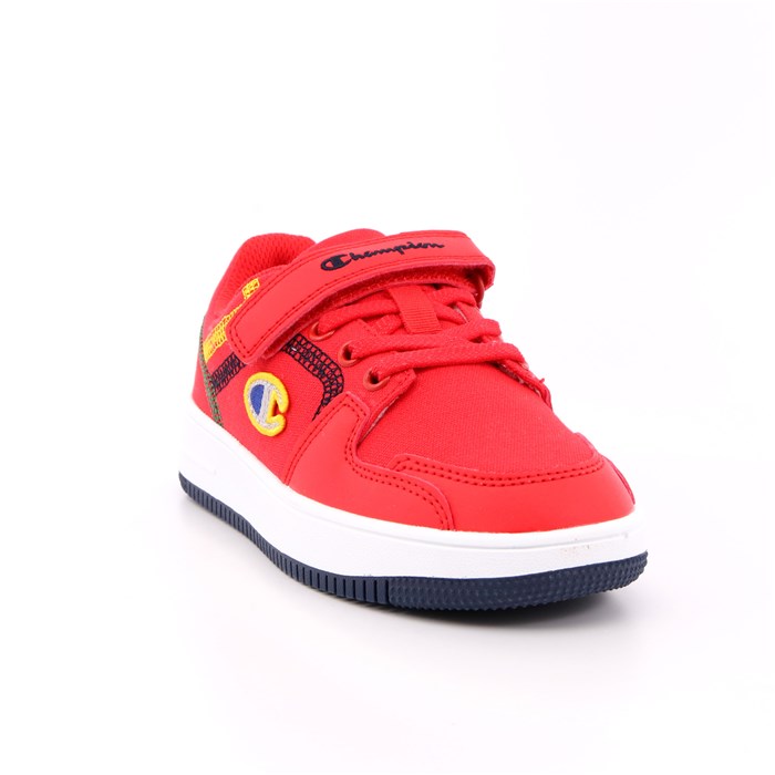 Scarpa Strappi + Elastico Champion Bambino Rosso  Scarpe 817 - S32295