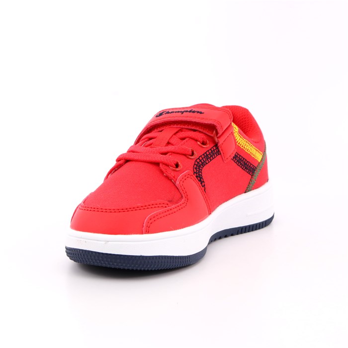 Scarpa Strappi + Elastico Champion Bambino Rosso  Scarpe 817 - S32295