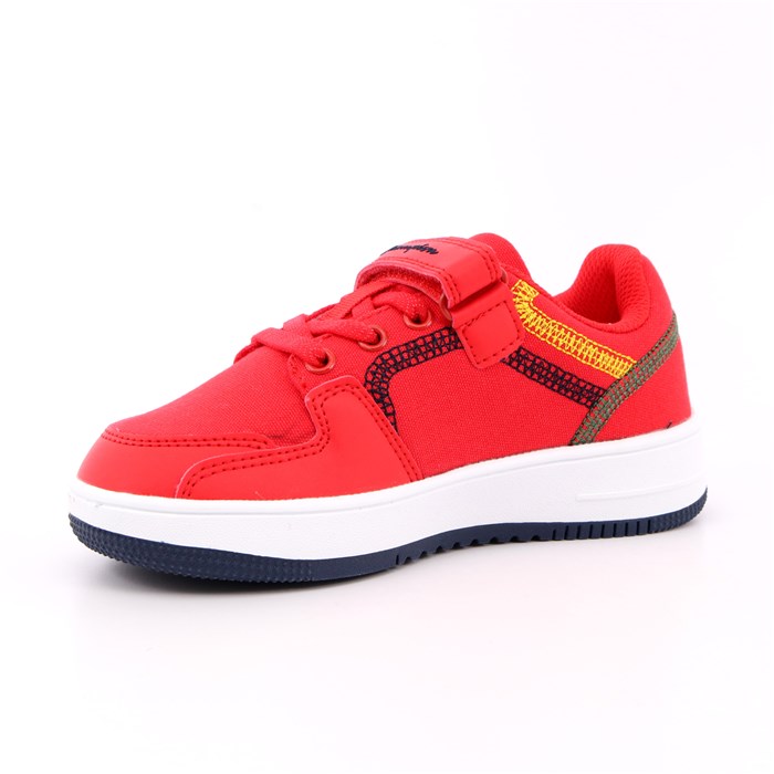 Scarpa Strappi + Elastico Champion Bambino Rosso  Scarpe 817 - S32295