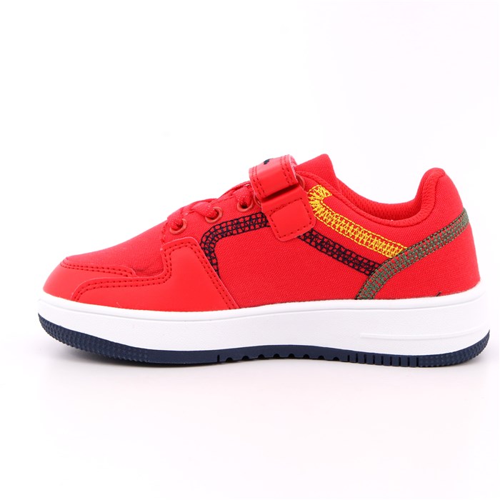 Scarpa Strappi + Elastico Champion Bambino Rosso  Scarpe 817 - S32295