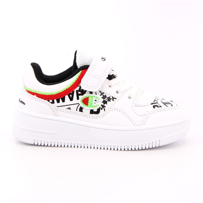 Scarpa Strappi + Elastico Champion Bambino Bianco Scarpa Strappi + Elastico Champion Bambino Bianco Scarpe 819 - S32361