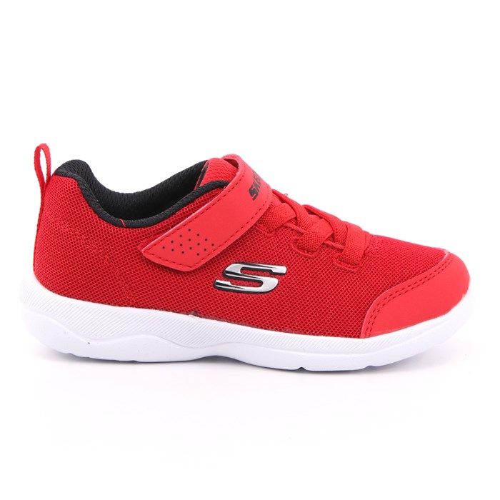 Scarpa Strappi + Elastico Skechers Bambino Rosso  Scarpe 199 - 407300N