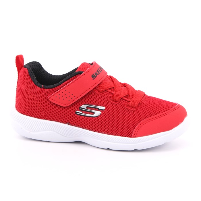 Scarpa Strappi + Elastico Skechers Bambino Rosso  Scarpe 199 - 407300N