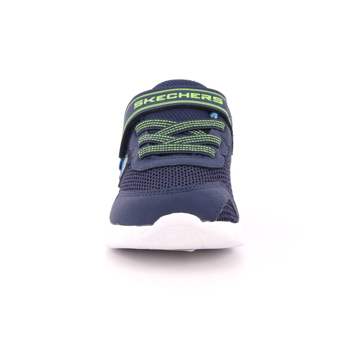 Scarpa Strappi + Elastico Skechers Bambino Blu  Scarpe 200 - 407305N