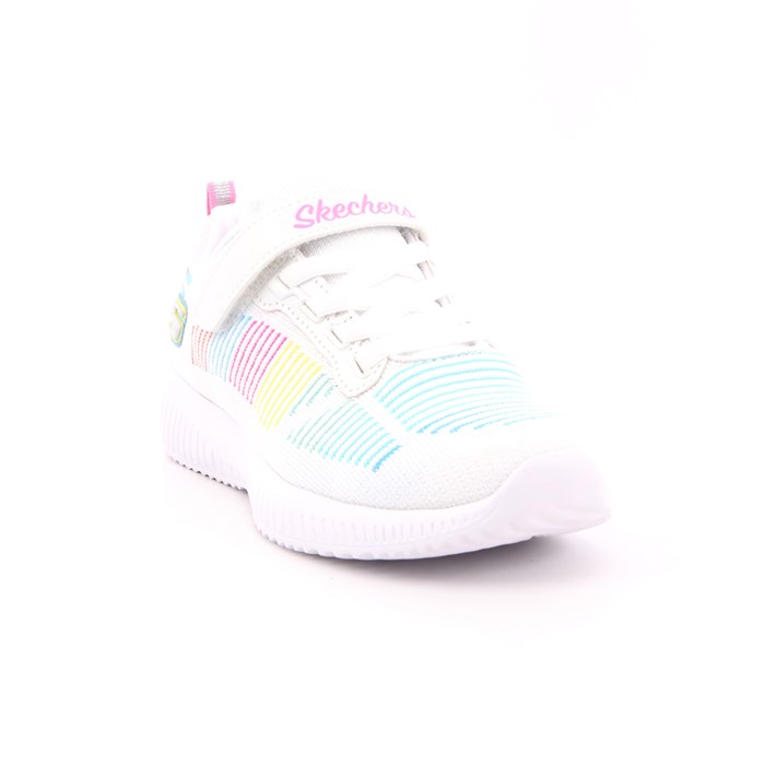 Scarpa Strappi + Elastico Skechers Bambina Bianco  Scarpe 201 - 302379L