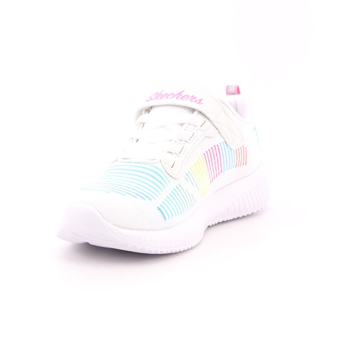 Scarpa Strappi + Elastico Skechers Bambina Bianco  Scarpe 201 - 302379L