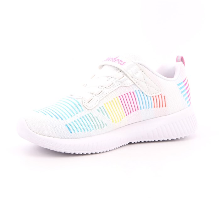 Scarpa Strappi + Elastico Skechers Bambina Bianco  Scarpe 201 - 302379L