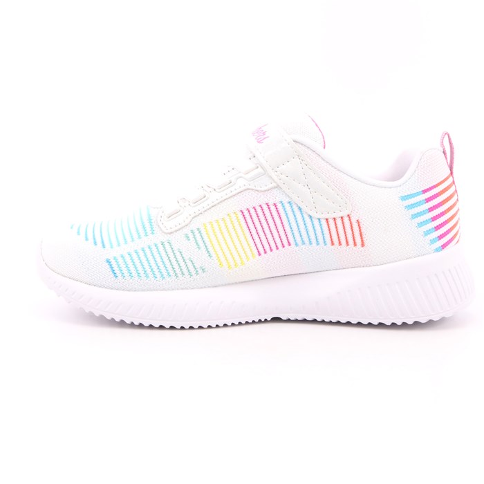 Scarpa Strappi + Elastico Skechers Bambina Bianco  Scarpe 201 - 302379L