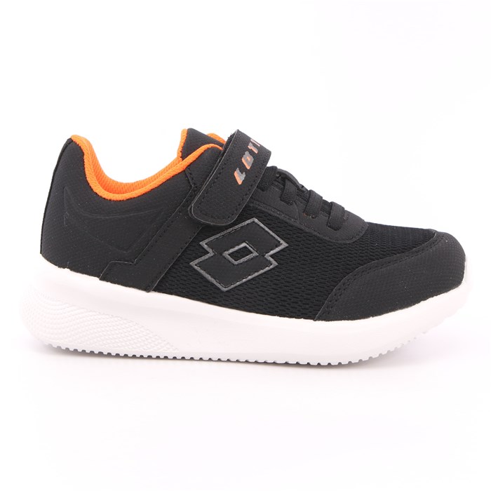 Scarpa Strappi + Elastico Lotto Bambino Nero  Scarpe 165 - 217502