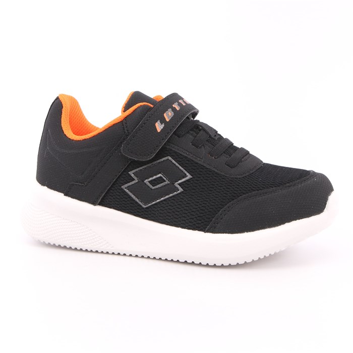 Scarpa Strappi + Elastico Lotto Bambino Nero  Scarpe 165 - 217502