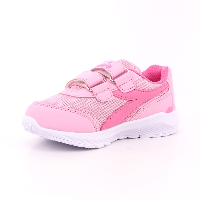 Scarpa Strappi + Elastico Diadora Bambina Rosa  Scarpe 346 - 101.176965