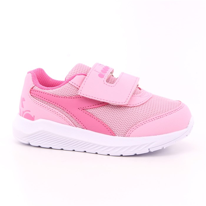 Scarpa Strappi + Elastico Diadora Bambina Rosa  Scarpe 346 - 101.176965