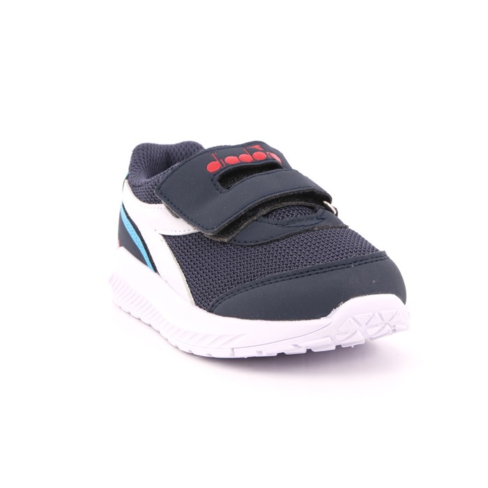 Scarpa Strappi + Elastico Diadora Bambino Blu  Scarpe 347 - 101.176965