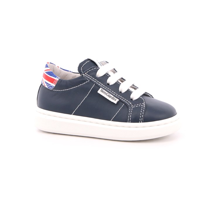 Scarpa Allacciata Nero Giardini Bambino Blu  Scarpe 573 - E224690M 207