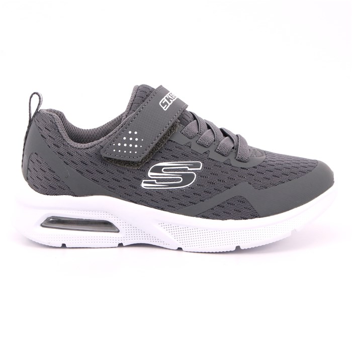 Scarpa Strappi + Elastico Skechers Bambino Grigio Scarpa Strappi + Elastico Skechers Bambino Grigio Scarpe 203 - 403775L