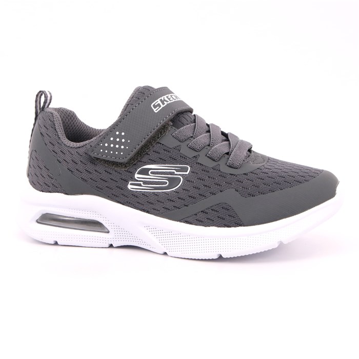 Scarpa Strappi + Elastico Skechers Bambino Grigio  Scarpe 203 - 403775L