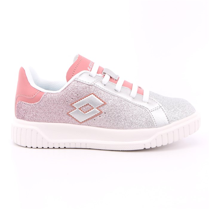 Scarpa Strappi + Elastico Lotto Bambina Argento  Scarpe 171 - 217508