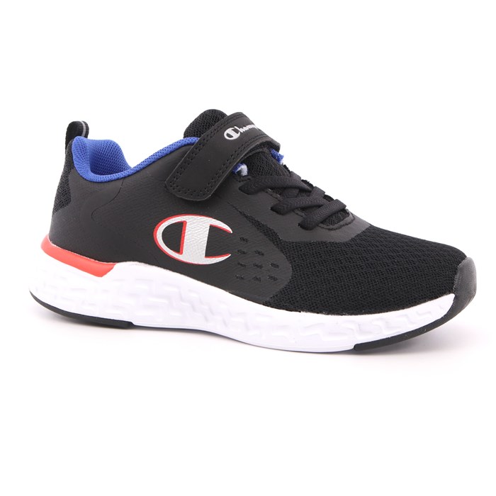 Scarpa Strappi + Elastico Champion Bambino Nero  Scarpe 833 - S32123