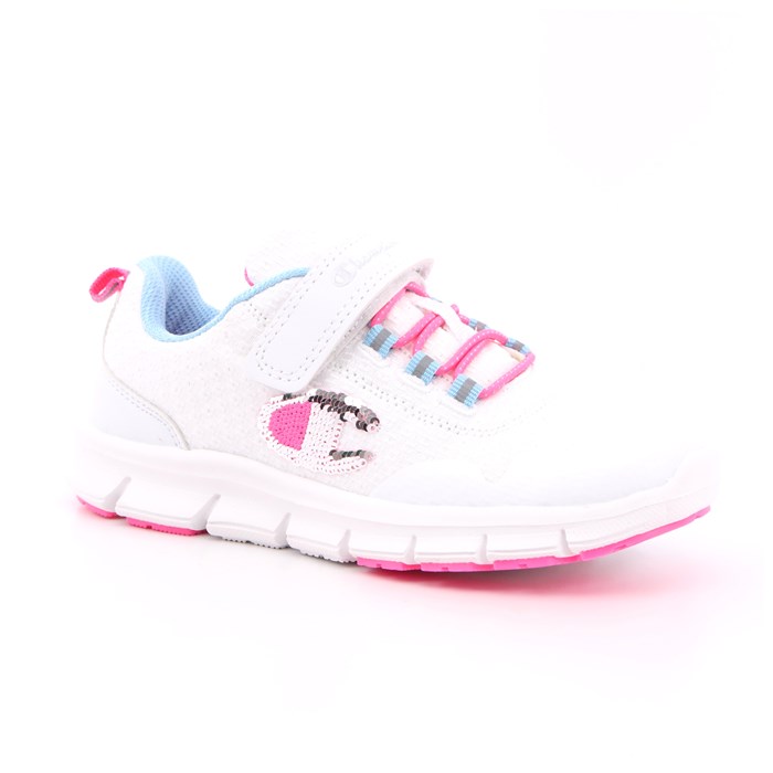 Scarpa Strappi + Elastico Champion Bambina Bianco  Scarpe 837 - S32201