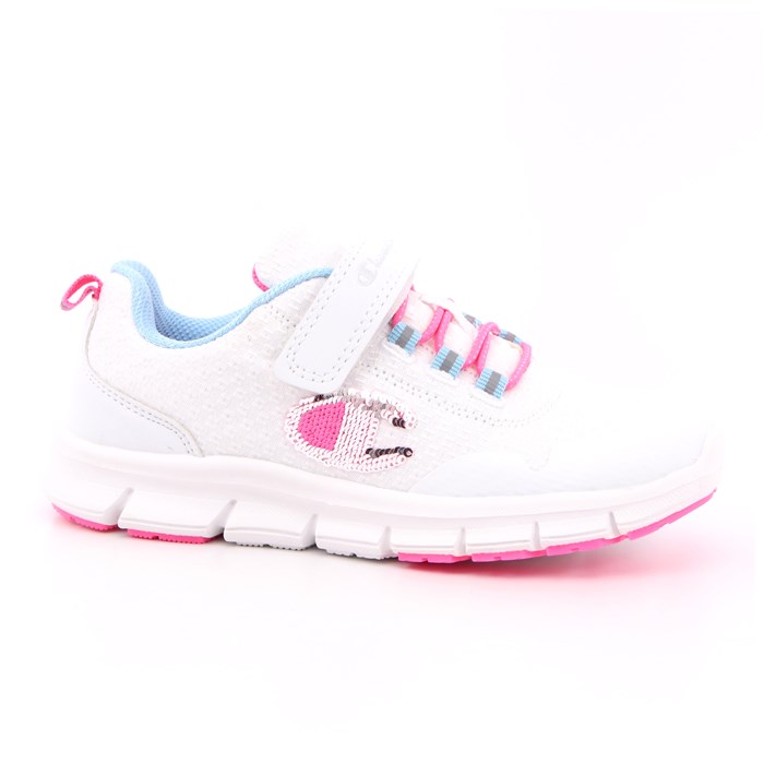 Scarpa Strappi + Elastico Champion Bambina Bianco  Scarpe 837 - S32201