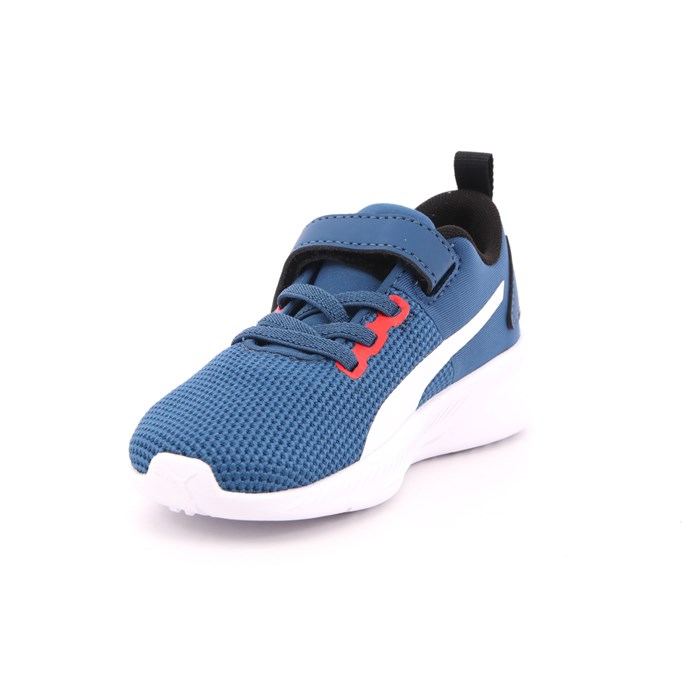 Scarpa Strappi + Elastico Puma Bambino Azzurro  Scarpe 860 - 19293031