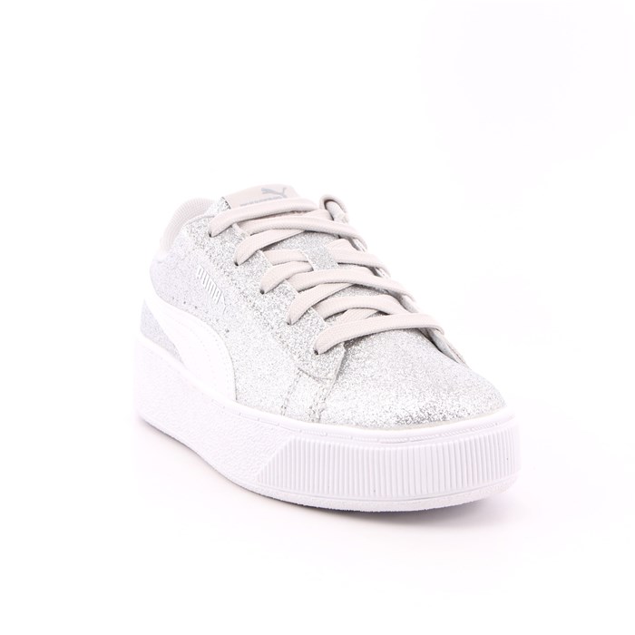 Scarpa Allacciata Puma Bambina Argento  Scarpe 865 - 37017112
