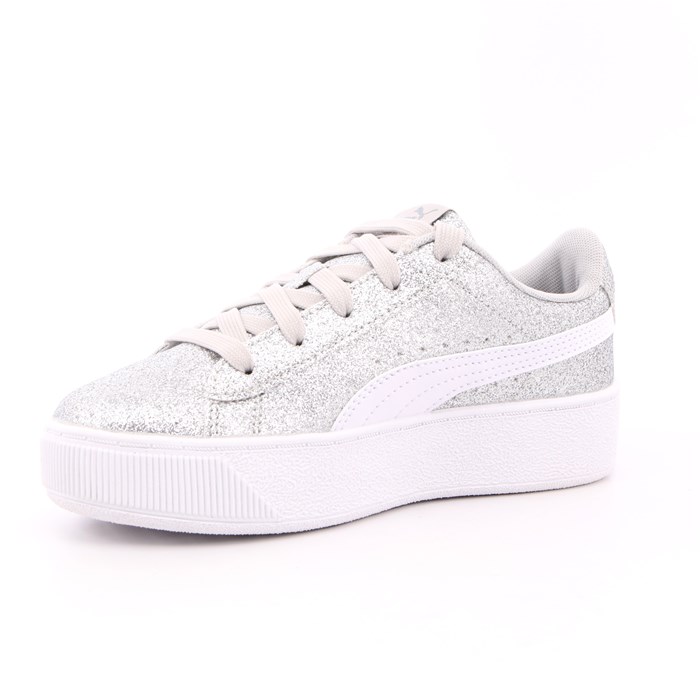 Scarpa Allacciata Puma Bambina Argento  Scarpe 865 - 37017112